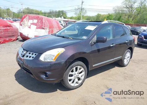 2013 Nissan Rogue Sv W/Sl Pkg из США, поврежденный, VIN JN8AS5MV6DW123133